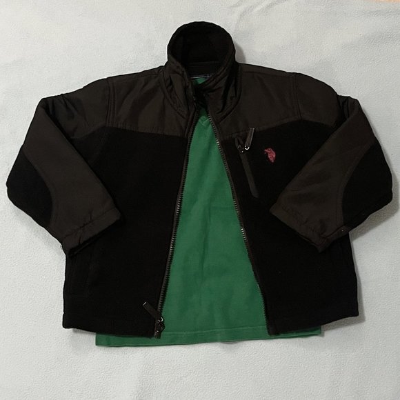 Polo by Ralph Lauren Shirt and Fleece Jacket - Picture 1 of 9